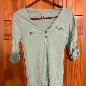 Brand Col Story, size L , color mint green, great condition.